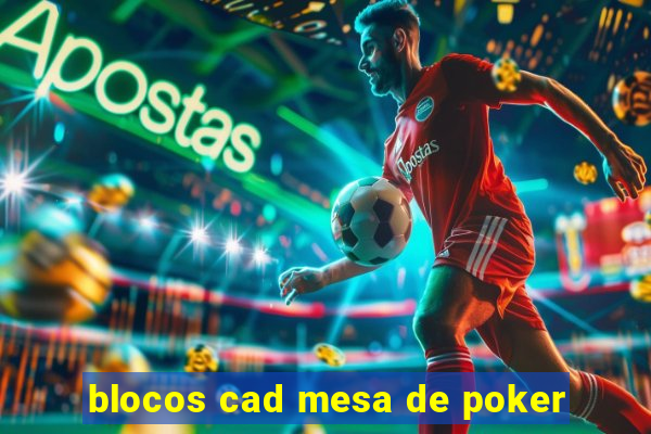 blocos cad mesa de poker
