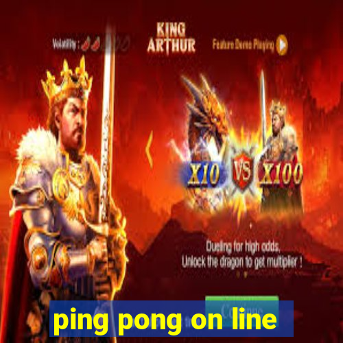 ping pong on line