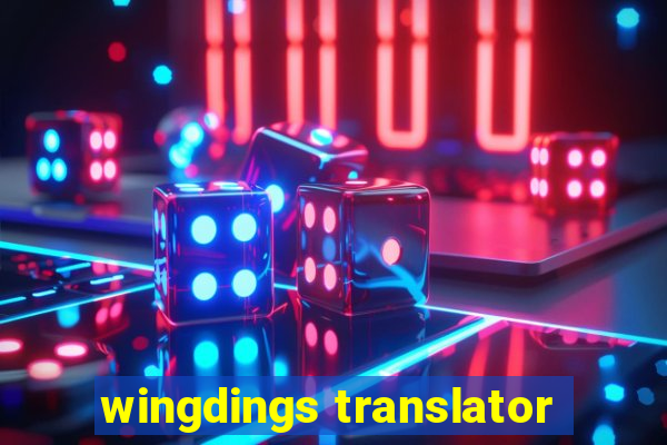 wingdings translator