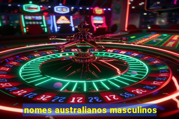 nomes australianos masculinos