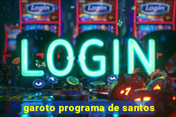 garoto programa de santos