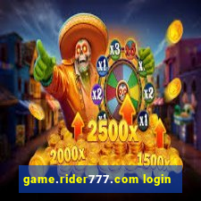 game.rider777.com login