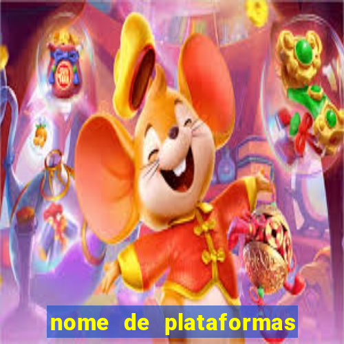nome de plataformas de jogos