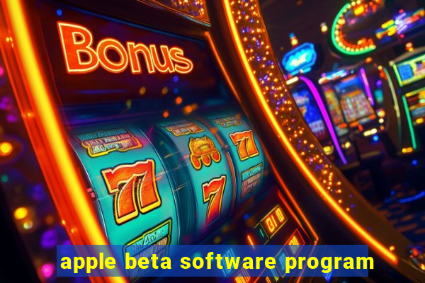 apple beta software program