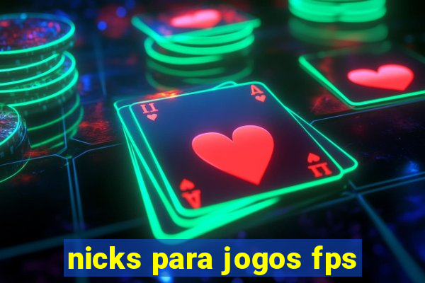 nicks para jogos fps