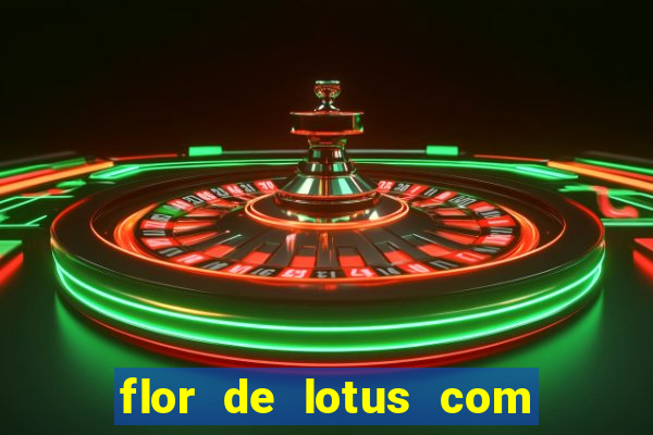 flor de lotus com lua tatuagem