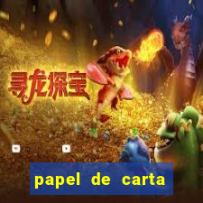 papel de carta masculino para imprimir