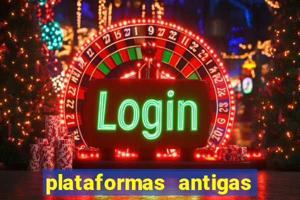 plataformas antigas de jogos