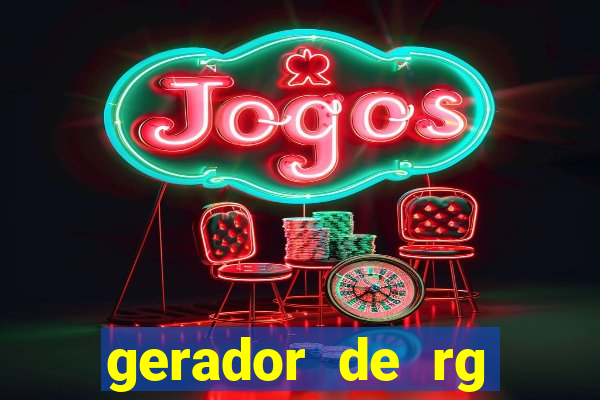 gerador de rg frente e verso