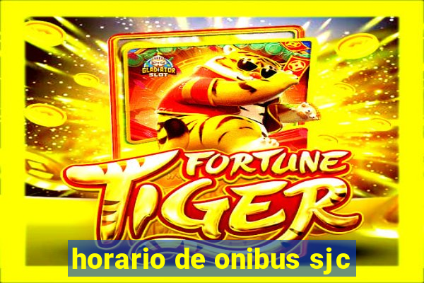 horario de onibus sjc