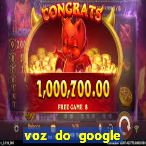 voz do google tradutor homem