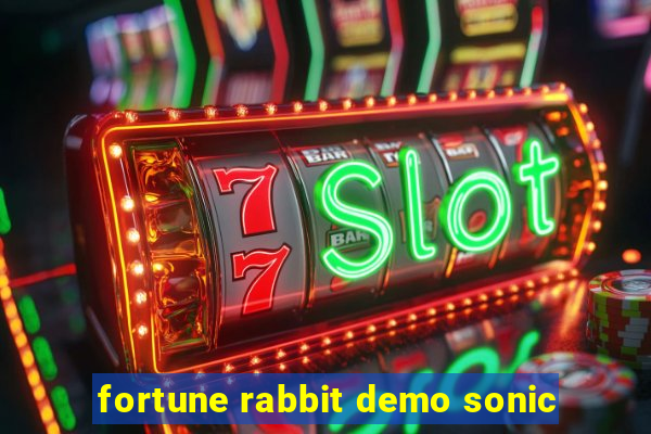 fortune rabbit demo sonic