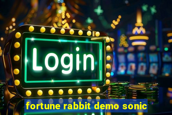 fortune rabbit demo sonic