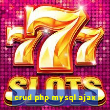crud php mysql ajax