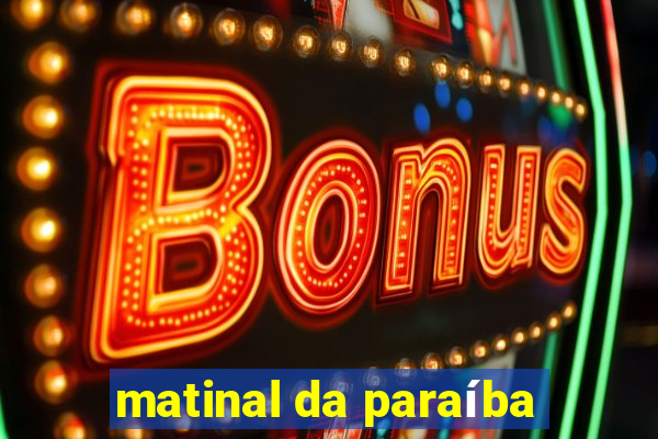 matinal da paraíba