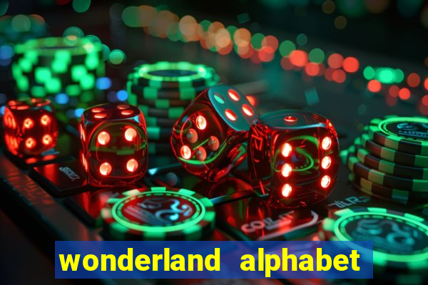 wonderland alphabet comic studio