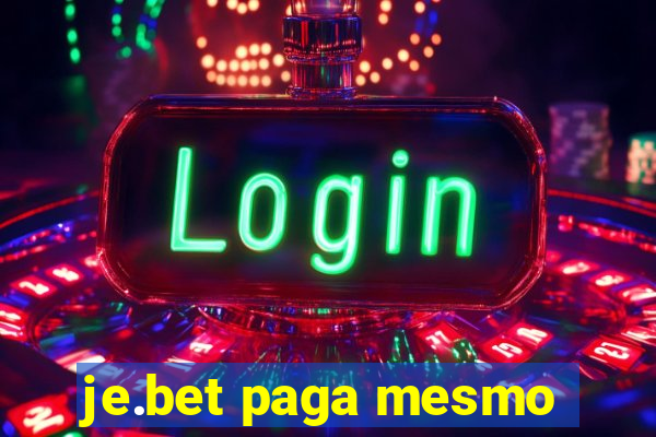 je.bet paga mesmo