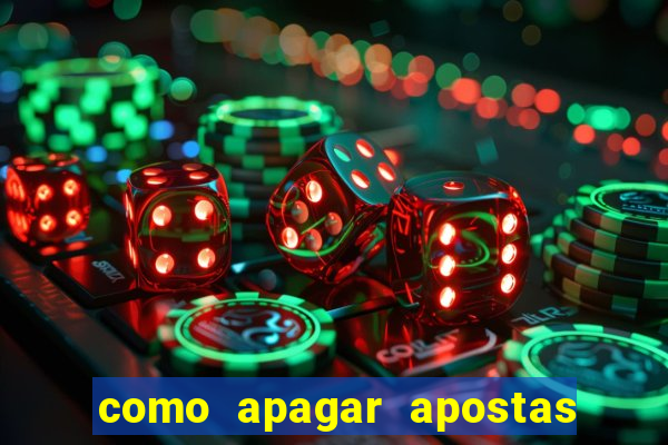como apagar apostas no app da caixa