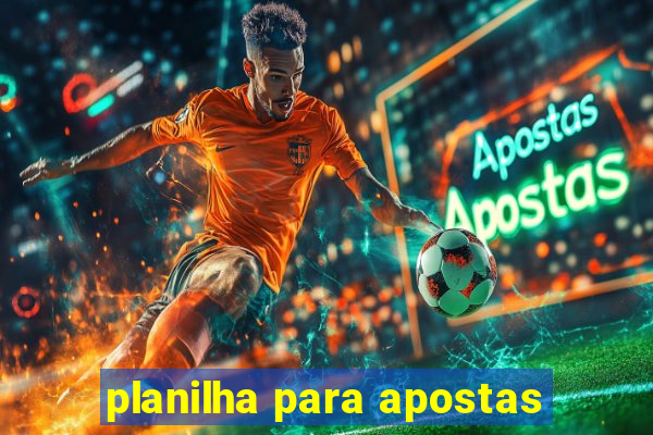 planilha para apostas