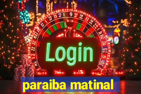 paraiba matinal