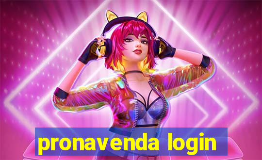pronavenda login