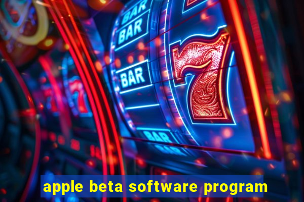 apple beta software program