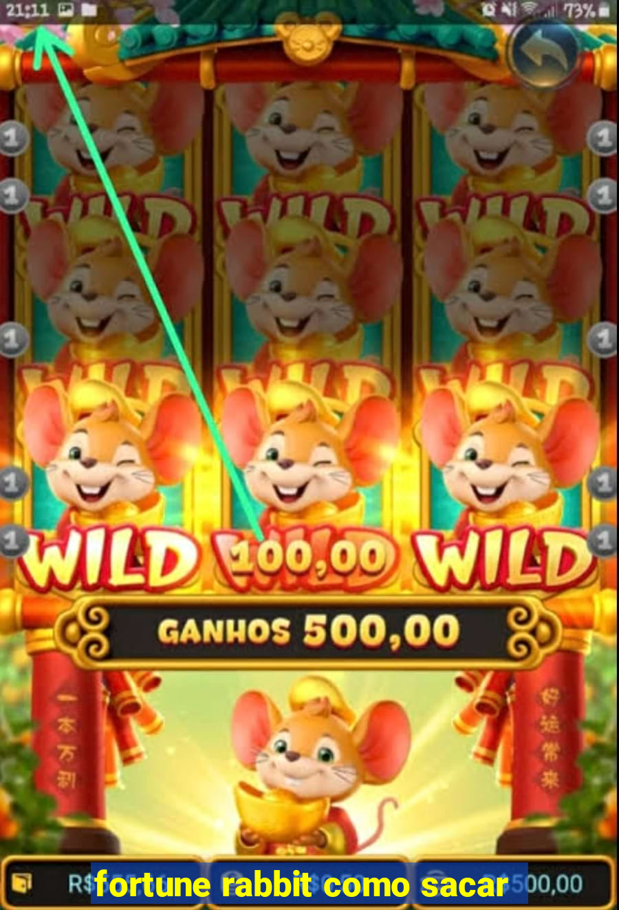 fortune rabbit como sacar
