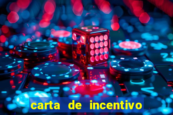 carta de incentivo para alunos