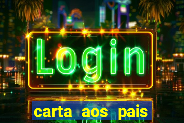 carta aos pais rubem alves