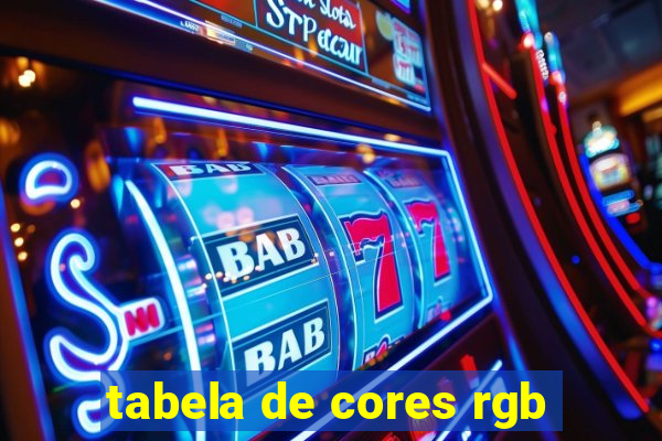 tabela de cores rgb