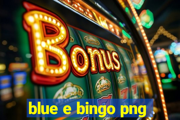blue e bingo png