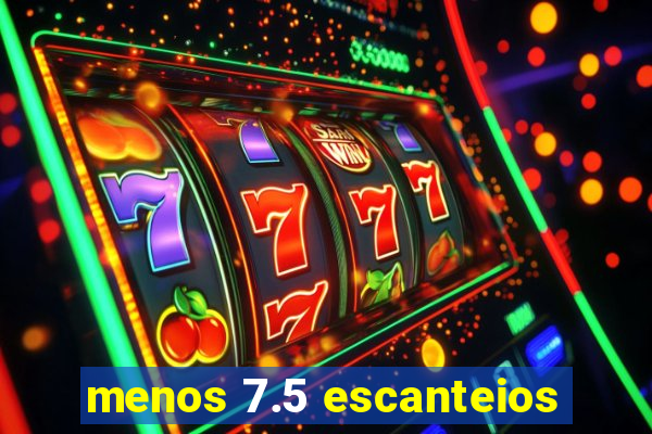 menos 7.5 escanteios