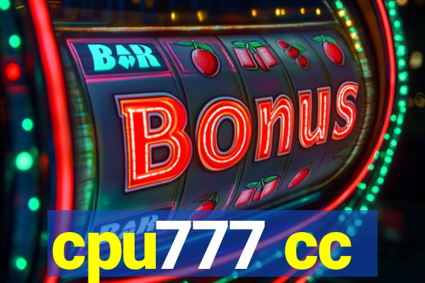 cpu777 cc