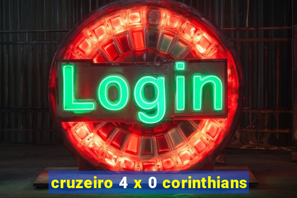 cruzeiro 4 x 0 corinthians