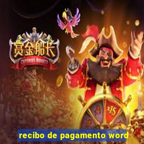 recibo de pagamento word
