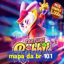 mapa da br 101