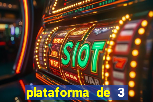 plataforma de 3 reais jogo