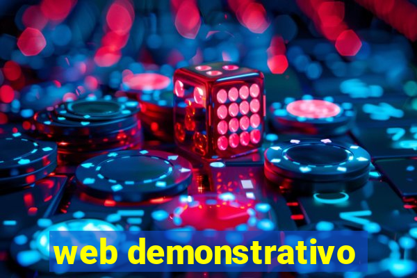web demonstrativo