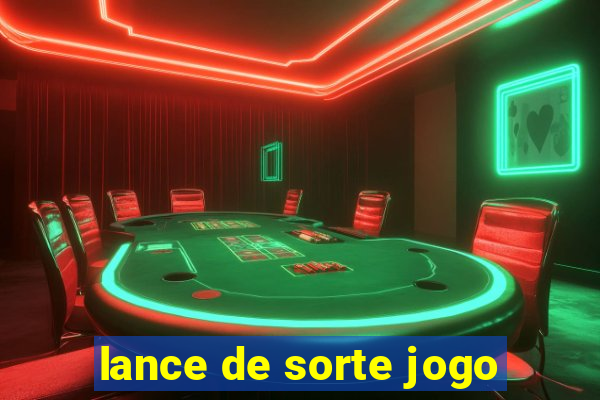 lance de sorte jogo