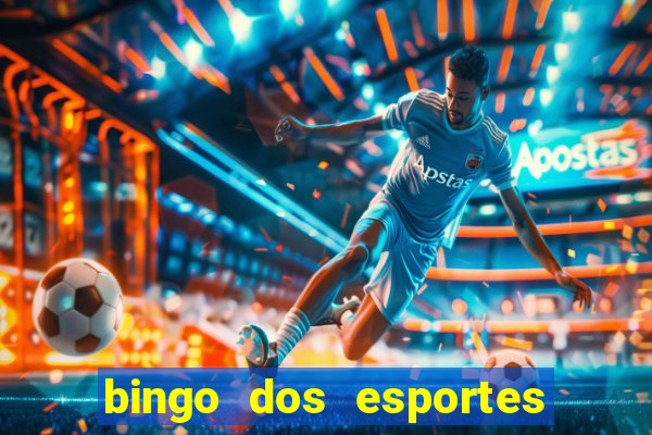 bingo dos esportes para imprimir