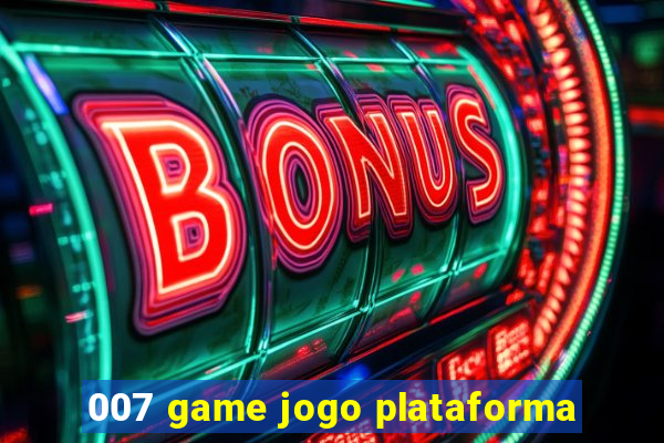 007 game jogo plataforma