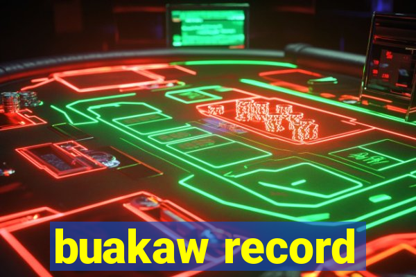 buakaw record