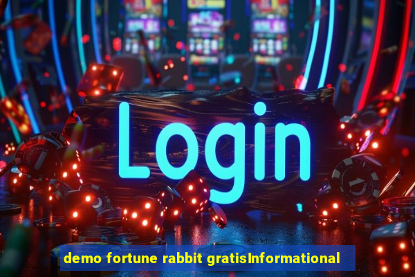 demo fortune rabbit gratisInformational