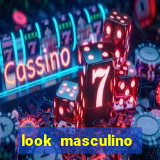 look masculino blazer cinza