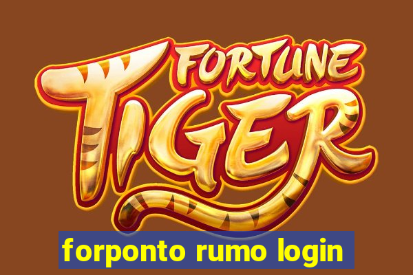 forponto rumo login