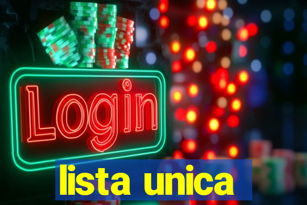 lista unica