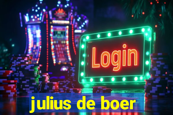 julius de boer