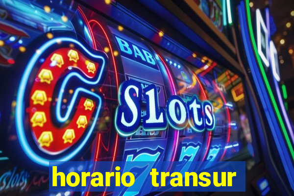 horario transur roleta santos dumont juiz de fora