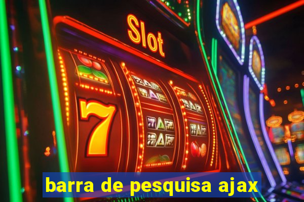 barra de pesquisa ajax