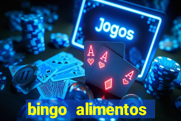 bingo alimentos para imprimir